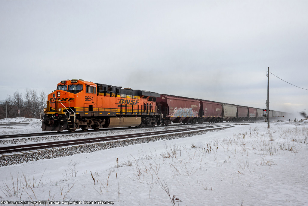 BNSF 6654 West